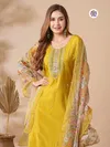 KF 3101 Kalaai Viscose Chanderi Online Kurti With Bottom Dupatta Wholesale